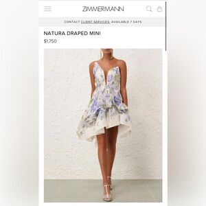 Zimmerman NATURA Draped Mini